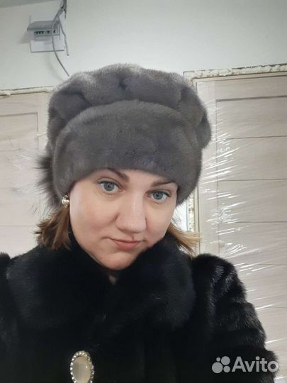 Шапка норковая женская