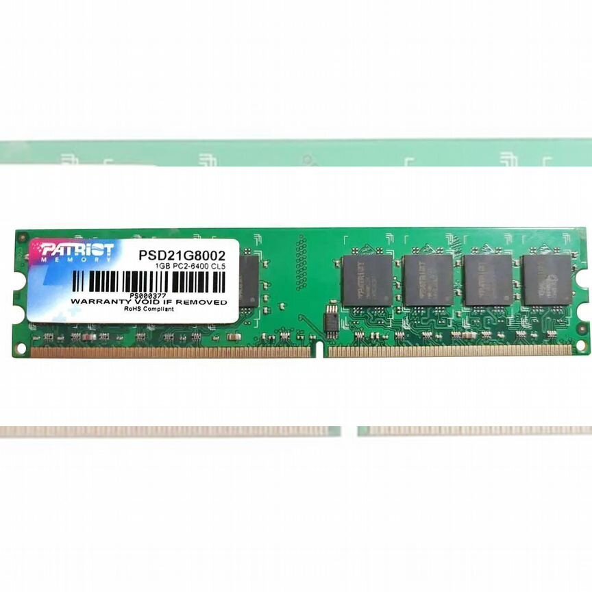 [PSD21G8002] Оперативная Память Patriot Ddr2 1gb Psd21g8002