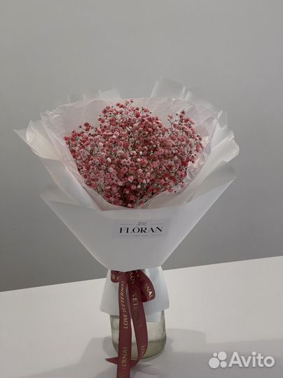 Букет из гипсофилы Доставка цветы