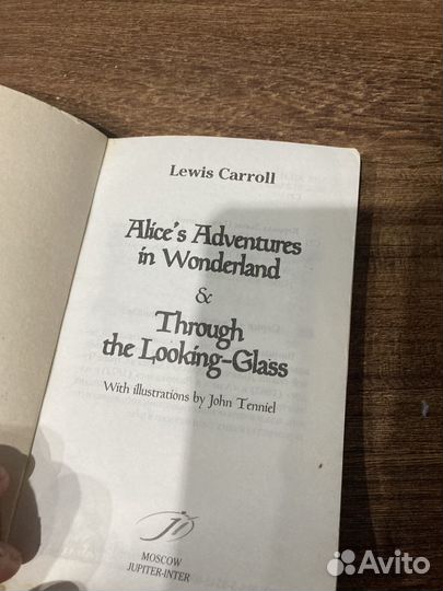 Кэрролл, Алиса в стране чудес илл Танниел, англ