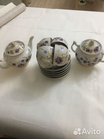 Чайный сервиз вербилки СССР