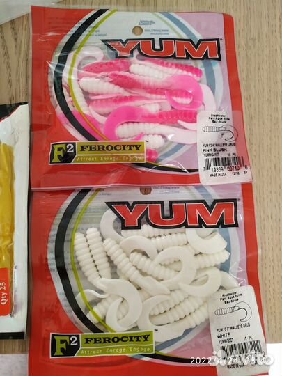 Силиконовые приманки YUM и ActionPlastics