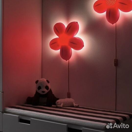 Светильник в детскую IKEA 3 шт плюс лампочки