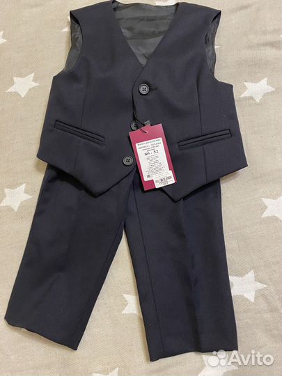 Комплект для мальчика (жилет+брюки) на 1 год
