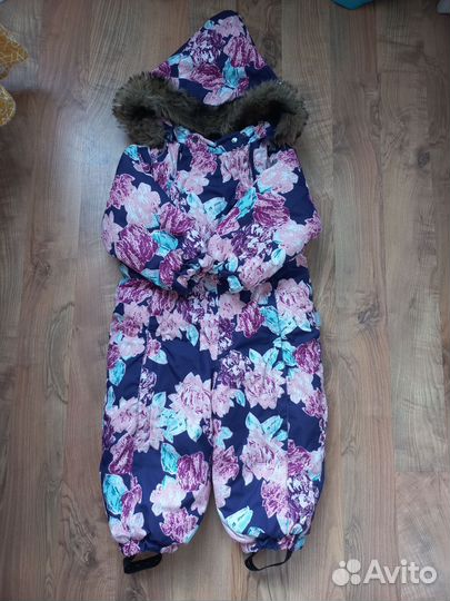 Зимний комбинезон для девочки 86