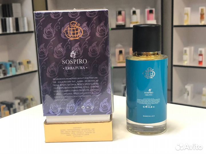 67ml Духи Унисекс Sospiro Erba Pura Соспиро