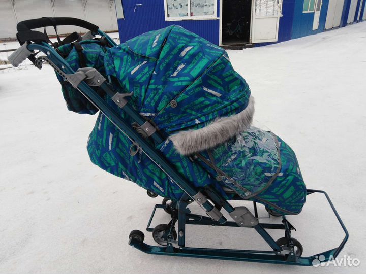Новые Санки-Коляска Nika 7-8S
