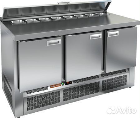Стол для салатов Hicold SLE2-111GN С крышк