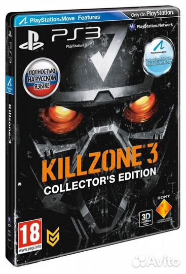Killzone 3 Коллекционное издание PS3 рус. б\у
