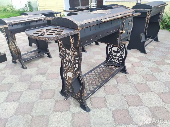 Мангалы с декором