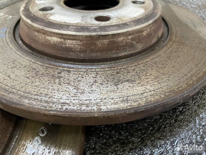 Комплект тормозных дисков задний Audi A4 B8 2.0