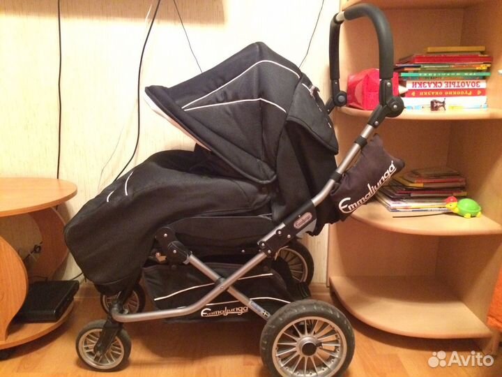 Коляска emmaljunga nitro city + korg 2 в 1