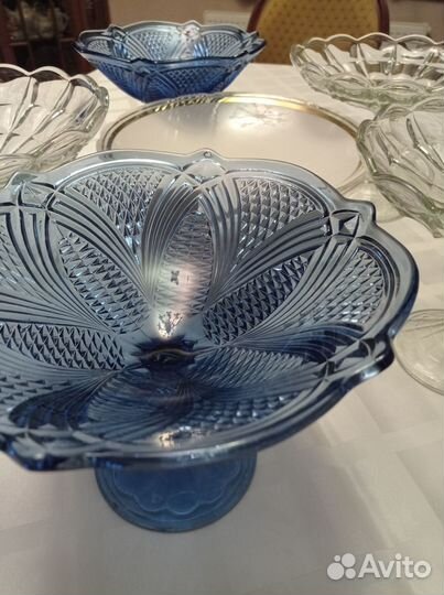 Вазы (фруктовницы) на ножке СССР