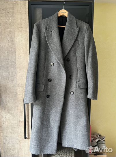 Пальто двубортное zara
