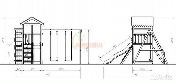 Игровая площадка Савушка Мастер 5. Мы в Волгограде