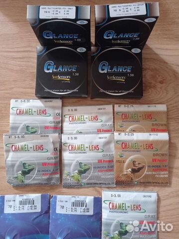 Линзы для очков хамелеон (фотохром)