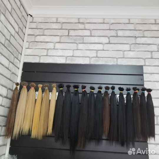 Волосы натуральные срез