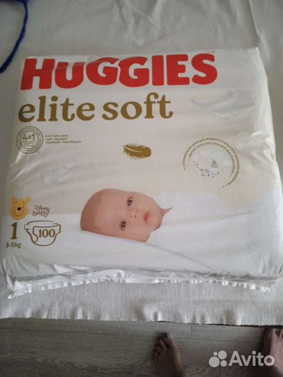 Памперсы huggies elite soft