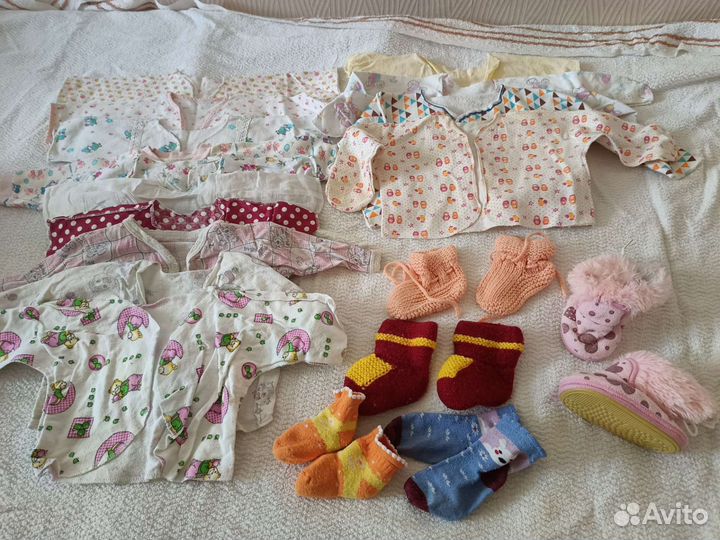 Вещи пакетом на девочку от 0 до 1 года