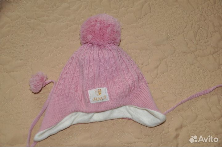 Шапка зимняя для девочки 41/43