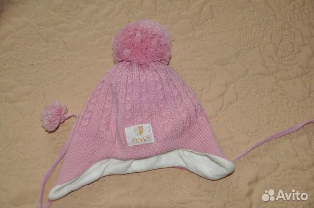 Шапка зимняя для девочки 41/43
