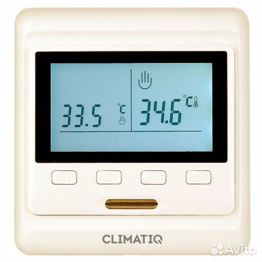 Терморегулятор climatiq PT, слоновая кость