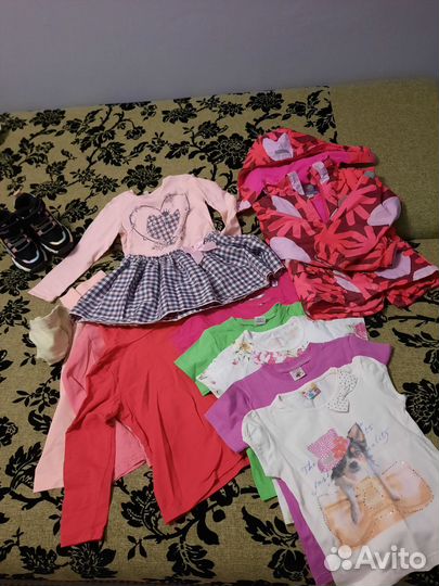 Детские вещи пакетом для девочки от 0 до 6лет