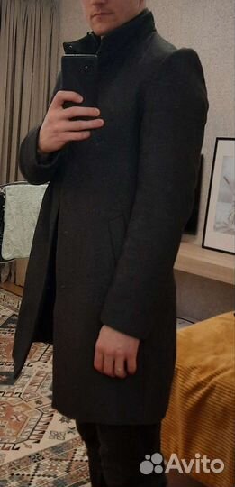 Пальто мужское zara m