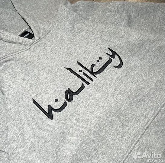 Haliky hoodie Araic Logo Gray