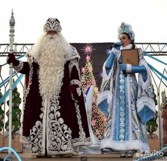 Костюм Деда Мороза и снегурочки