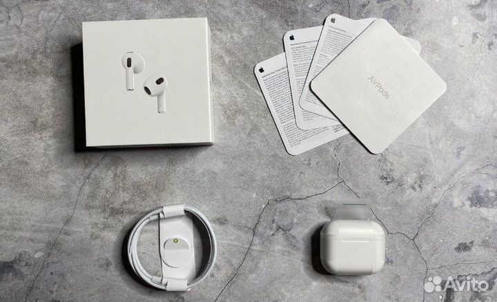 Наушники люкс качество airpods 3