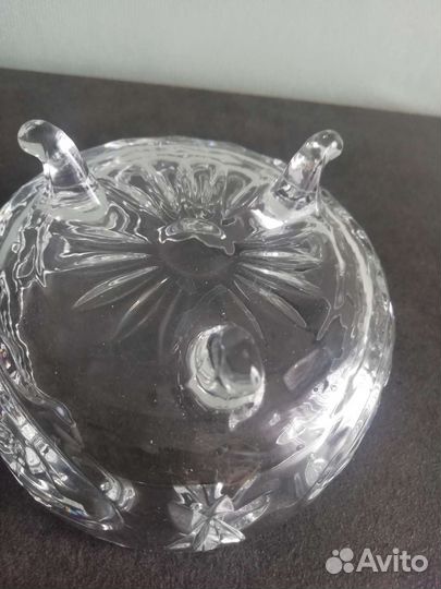 Набор посуды из цветного стекла СССР