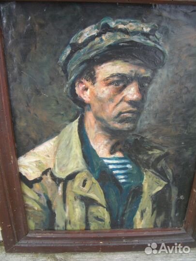 Портрет сталевара. 58г. Соцреализм