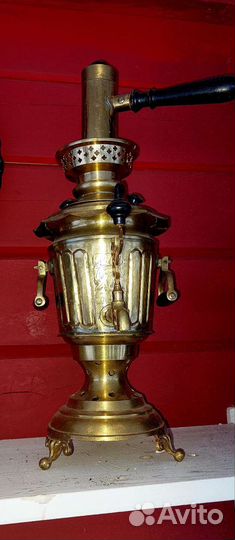 Уникальный Мини самовар высота 32 см колба 12 см