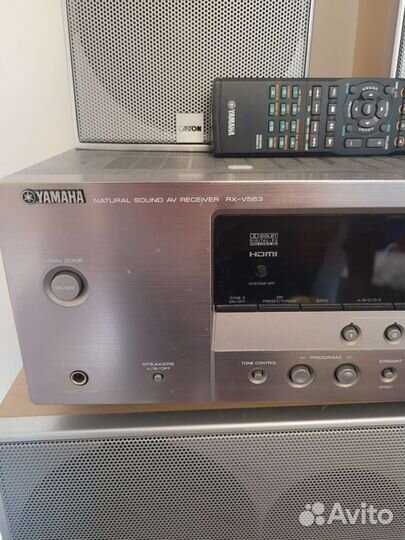 Ресирвер yamaha+Акустика Canton