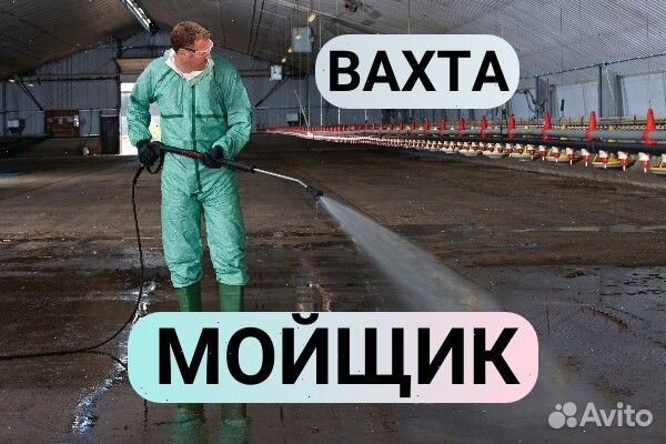 Мойщик вахта проживание и питание