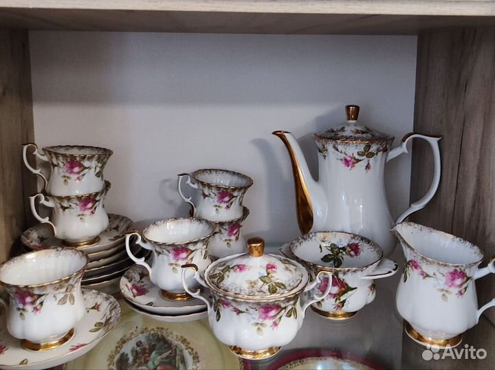 Сервиз кофейный. Роза