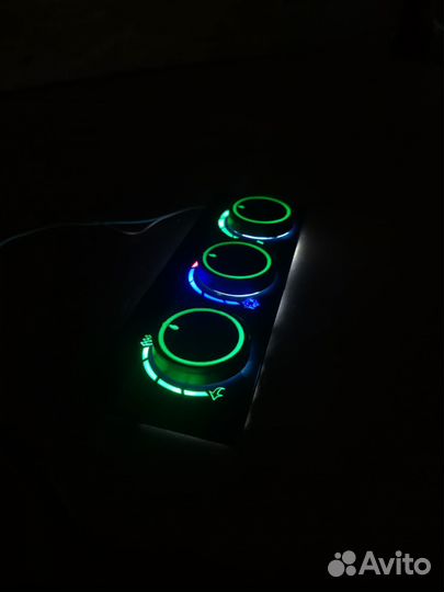 Led блок печки, Ваз 2110-2112 Европанель, Зеленый