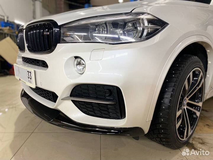 Сплиттер BMW X5 F15 русский M перфоманс