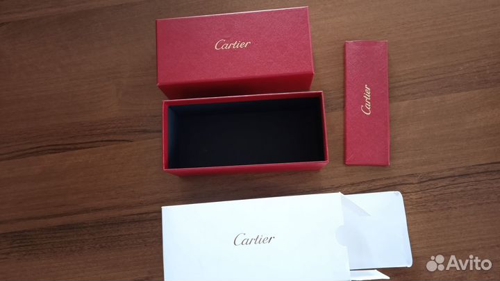 Коробка для очков от Cartier. оригинал