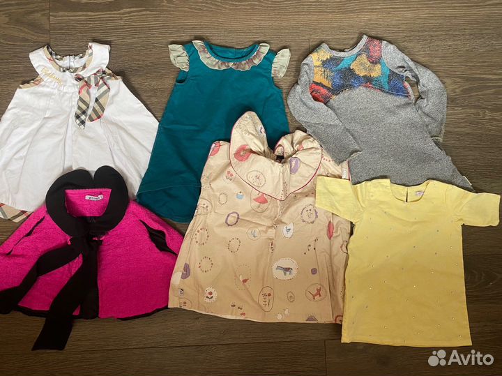 Пакет брендовой одежды на девочку 2 года