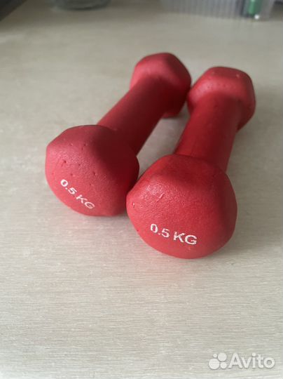 Гантели 0.5 кг 2 штуки