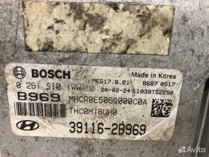 Блок управления двигателем hyundai solaris 2