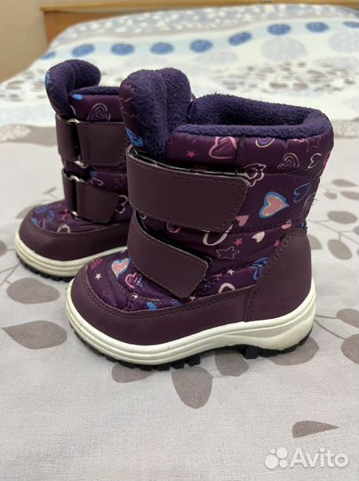 Зимние дутики для девочки