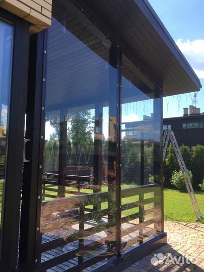 Мягкие гибкие окна из пленки под ключ