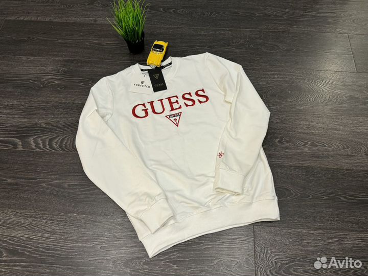 Свитшот guess вышивка