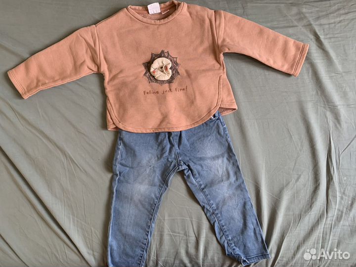 Вещи пакетом на девочку 86-92