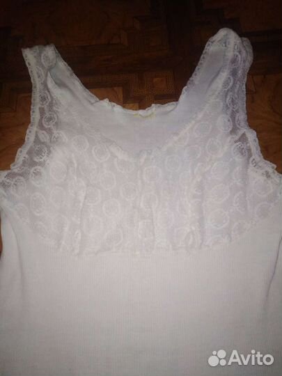 Комплект трусы и майка женское.Х/б.новый.46-48