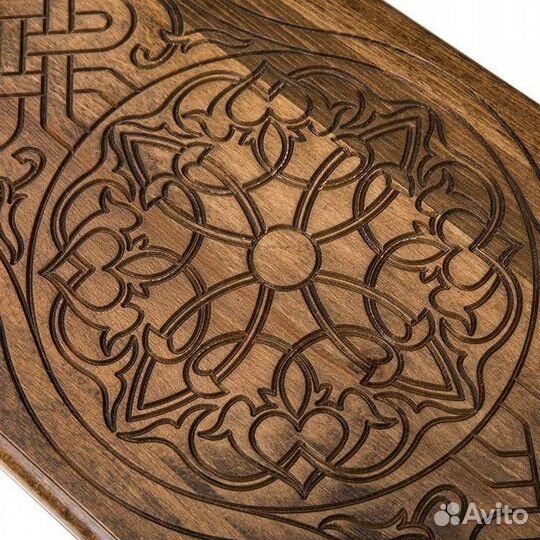 Нарды и шашки резные Плетение 62 х 64 см бук Армения 62576