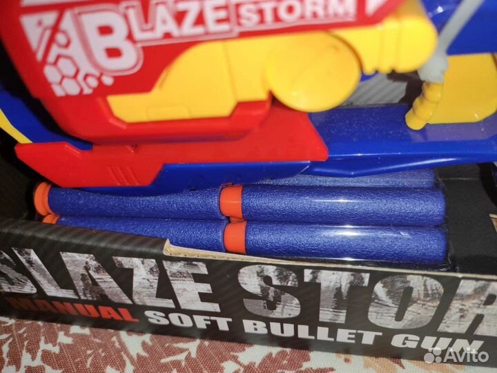 Бластер Blaze Storm, 10 мягких пуль
